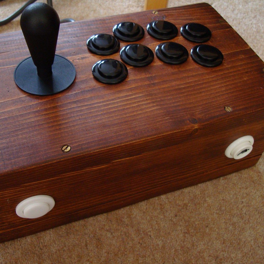 The finished arcade stick